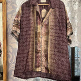 Upcycled Silk Saree Shirt