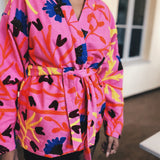 Suzano Kimono Jacket | Cotton Candy Short