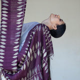 The 'Chota Alu' Tussar Peace Silk Scarf